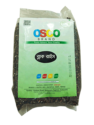 Natural Black Rice -Vietnam (কালো চাল)-1 kg OSCO Brand