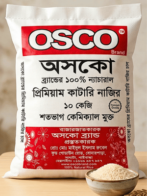 Natural Premium Katari Nazir Rice (কাটারি নাজির চাল)-10 kg OSCO Brand